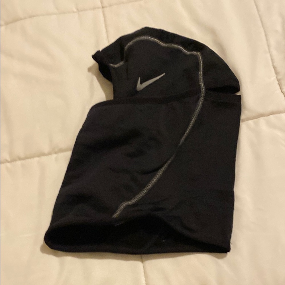 Nike Black Hooded Scarf